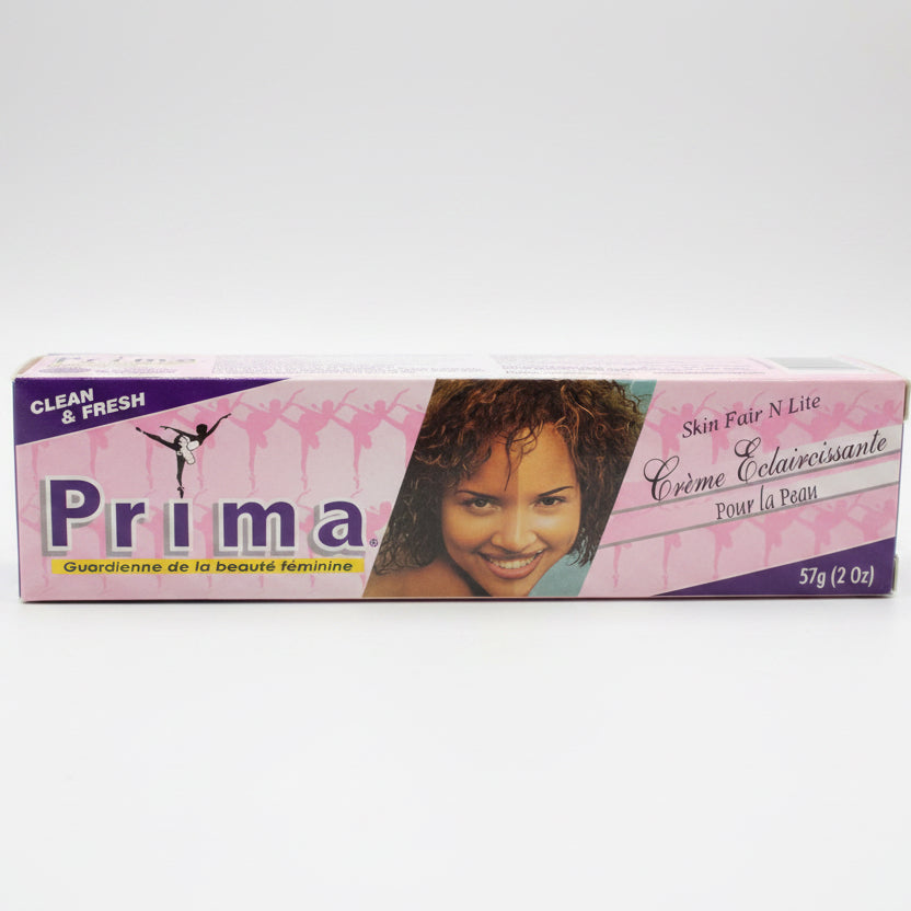 Prima Cream for Face and Body - Skin Fair N Lite Creme Edouissance Pour la Peau - 57g Clean Fresh