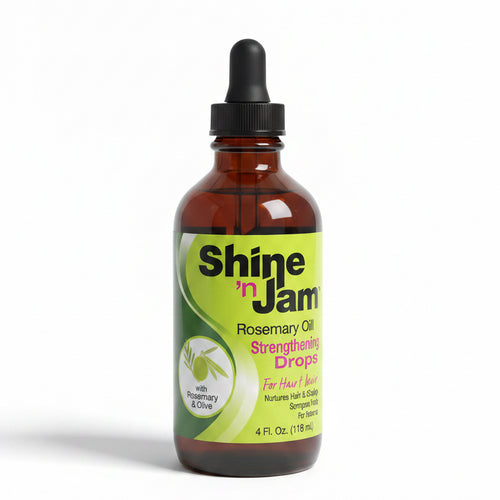 The Ampro Shine 'n Jam Rosemary Olive Strengthening Hair Scalp Oil Drops (4 oz)