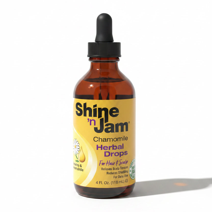 Shine 'n Jam Chamomile Herbal Hair & Scalp Oil Drops (4 oz)