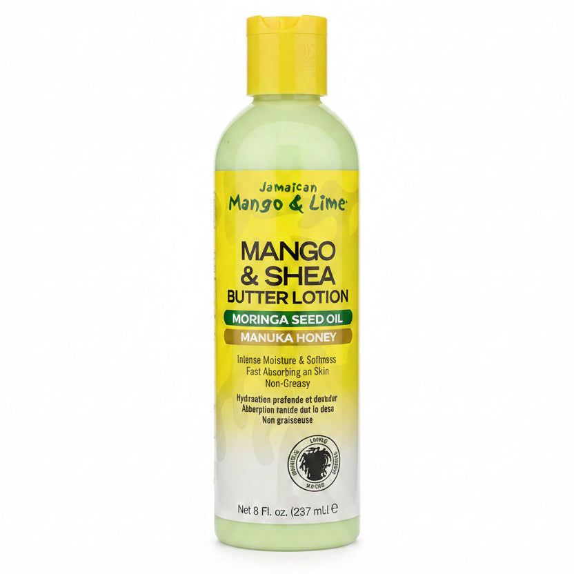 Jamaican Mango & Shea Butter Lotion w/Moringa Seed Oil & Manuka Honey