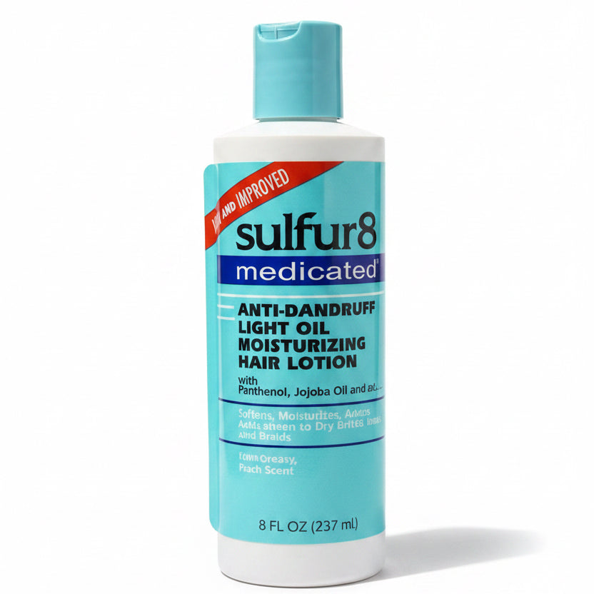 SULFUR 8 Medicated Anti-Dandruff Light Oil Moisturizing Hair Lotion